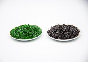 Quality Semi Dull Recycled PET Chip RPET Polyester Resin Pellets Bottle Grade PET Raw Material wholesale