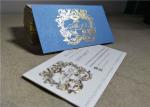 Custom Printable Custom Gold Foil Business Cards 0.7mm Thickness For Exhibition
