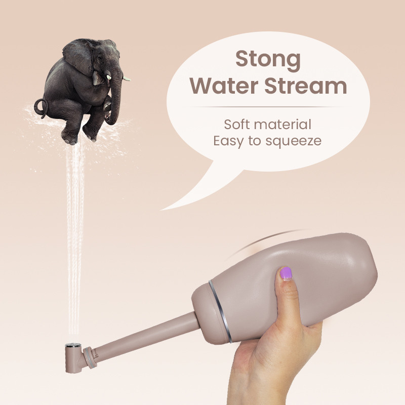 PB-01 ABS EVA PP Compact Bidet Sprayer Toilet Bidet Three Colors Carton Size 98 Pieces