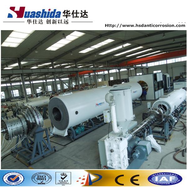 Cheap HDPE Pipe Extrusion Machine For Polyurethane Foam Preinsulated Pipe for sale