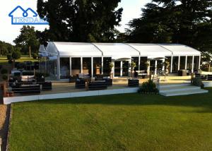 Quality PVC Clear Top Arcum Tents For Restaurant Wedding Multipurpose Top Wedding Tents wholesale