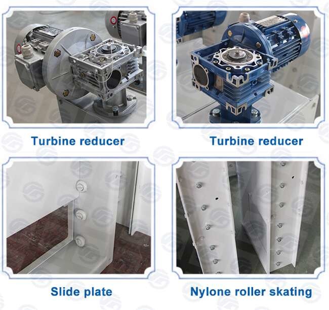 Feed Mill Machine Parts TZMD Series Electric Slide Gate For Farm Industry