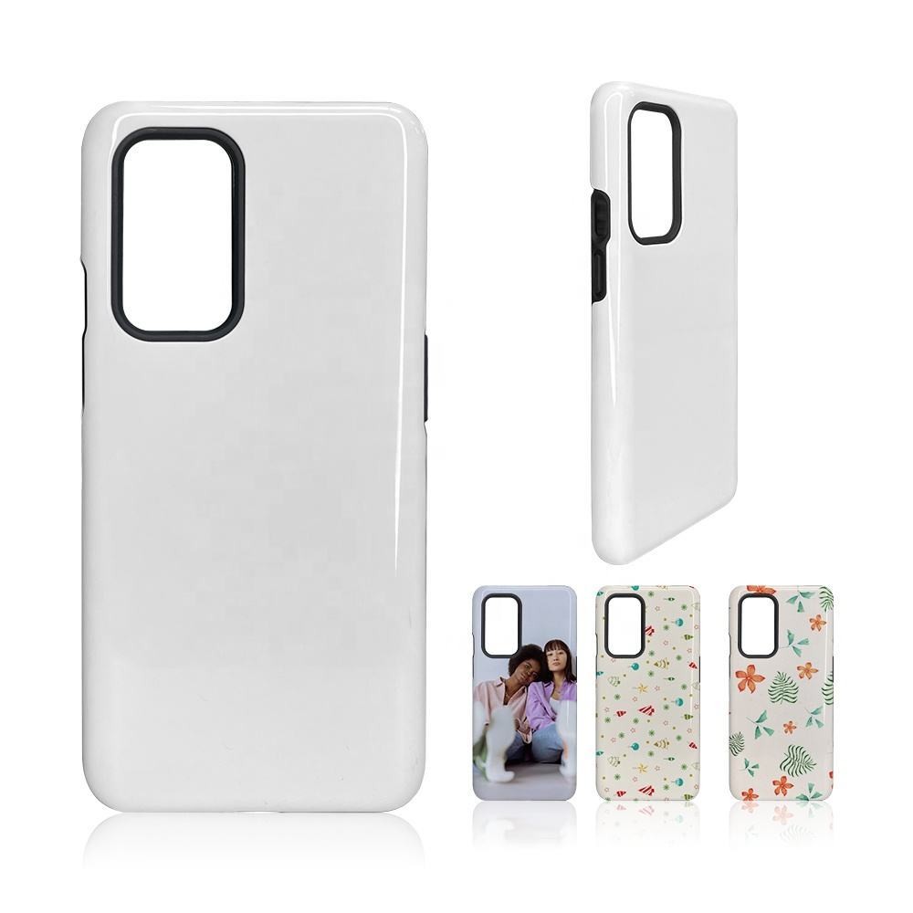Double Layer 3D Sublimation Blank Phone Cases For One Plus 9 Mobile Covers