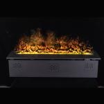 79'' 2000mm Stainless Panel Electric Water Vapor Fireplace With Flexible Control