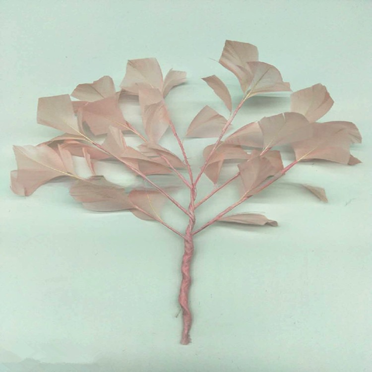 15*30 cm Goose Feather Flower Mount with Wire Accessory Fast and Secure UPS Shipping