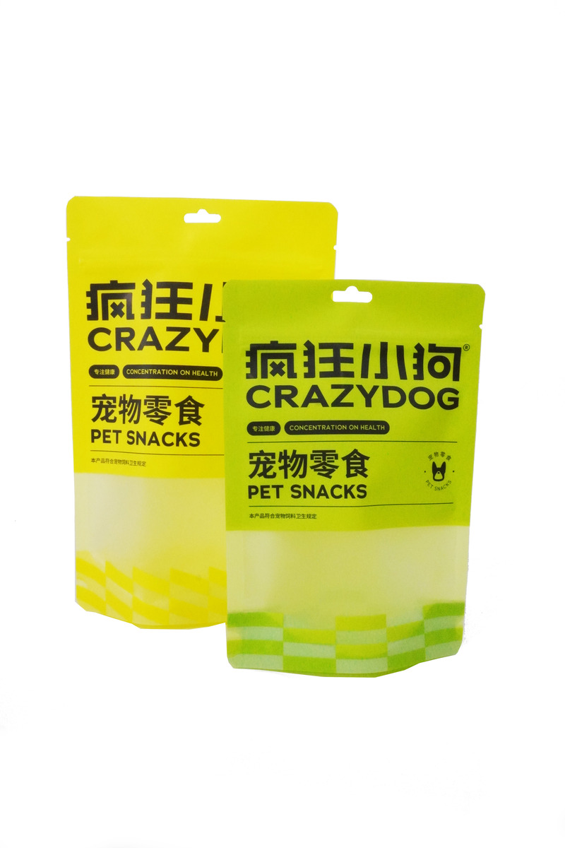 Moisture Proof Top Quality Aluminum Layer Dog / Cats / Pets Treats Packing Back Up Pouches