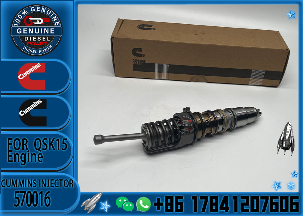 High Quality Diesel Fuel Injector 1521978 4076963 4903028 570016 for CUMMINS SCANIA ISX DT12 02HPI QSX15 Engine