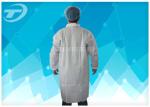 Lab / Pharmaceutical Cleanroom Disposable Protective Clothing White Dust Proof