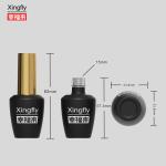 Round Nail Polish Bottle 16ml Uv Gel Polish Glass Bottle For Nail Polish With