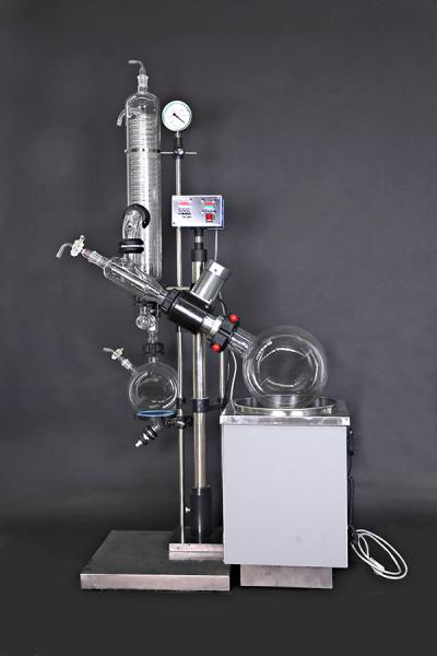 SS304 Industrial Explosion Proof Double Effect 100 Ltr Capacity Vacuum Rotary