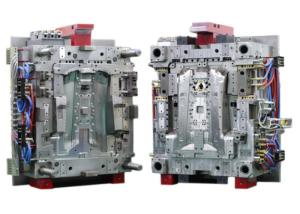 Quality LKM 1.2343ESR 2 Cavity Mold HRC48 For Plastic Automotive Parts wholesale
