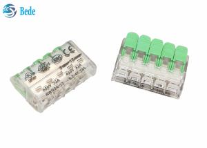 Quality Spring Lever Quick Connect Terminal Block 5 Way 450V 32A OJ265 wholesale