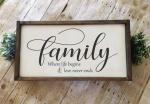 Lightweight Personalised Family Wooden Plaques With Quotes ISO Approved