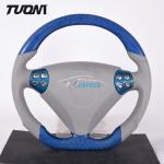 Navy Blue W204 Mercedes Steering Wheel Carbon Fiber Sport Racing