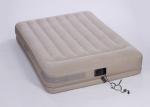 Grey Color Anti Decubitus Air Mattress , Flocking Material High Raised Air Bed