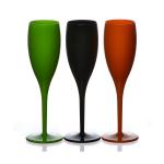 Reusable Clear Plastic Champagne Glasses Dishwasher Safe
