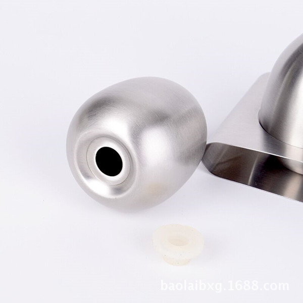 Toothpick Holder Seasoning Pot Stainless steel two-piece set Egg shape