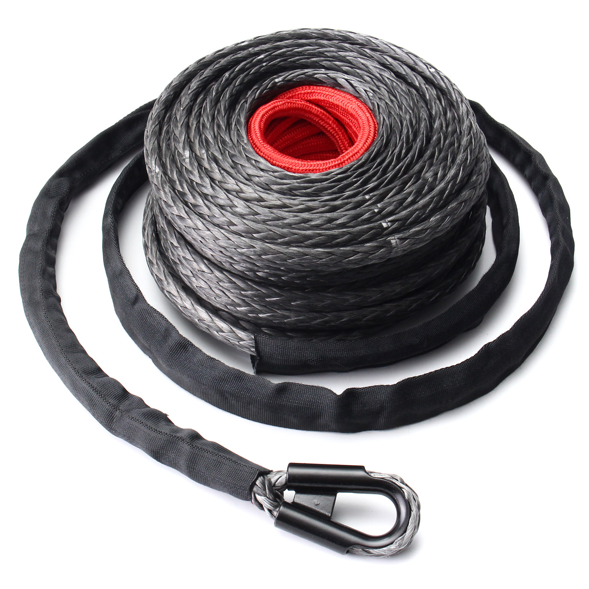 High Strength 12mm UHMWPE Fiber Braided Towing Winch Rope for Towing Requirements