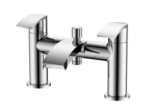 Quality Chrome 2 Handle Bath Shower Mixer Coral with 0.5-3.0 Bar Pressure wholesale