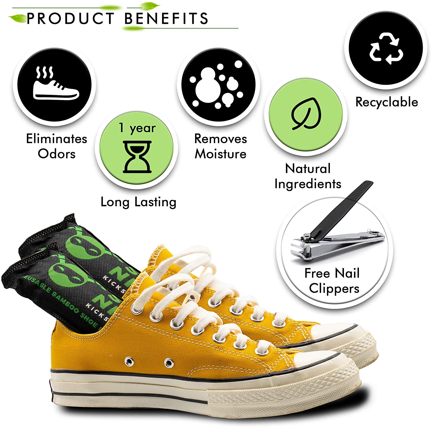 Activated Bamboo Charcoal Shoe Deodorizer Bags Natural and Sustainable Odor Eliminator