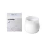 Frosted White Glass Candle Jar Beautiful Scented Candles Unique Scented Candles