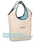 promotional orange canvas cotton shopping bags custom made handle eco friendly