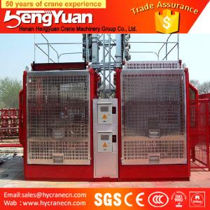 Quality Single Cage and Double Cages Construction Passenger hoist wholesale