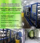 600KG Containerised Water Treatment Systems RO Plant With UPVC Pipe