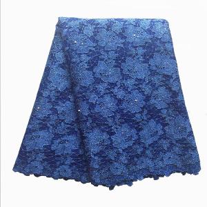 Quality Embroidery chemical lace fabric guipure lace with heavy lace pearl fabric wholesale
