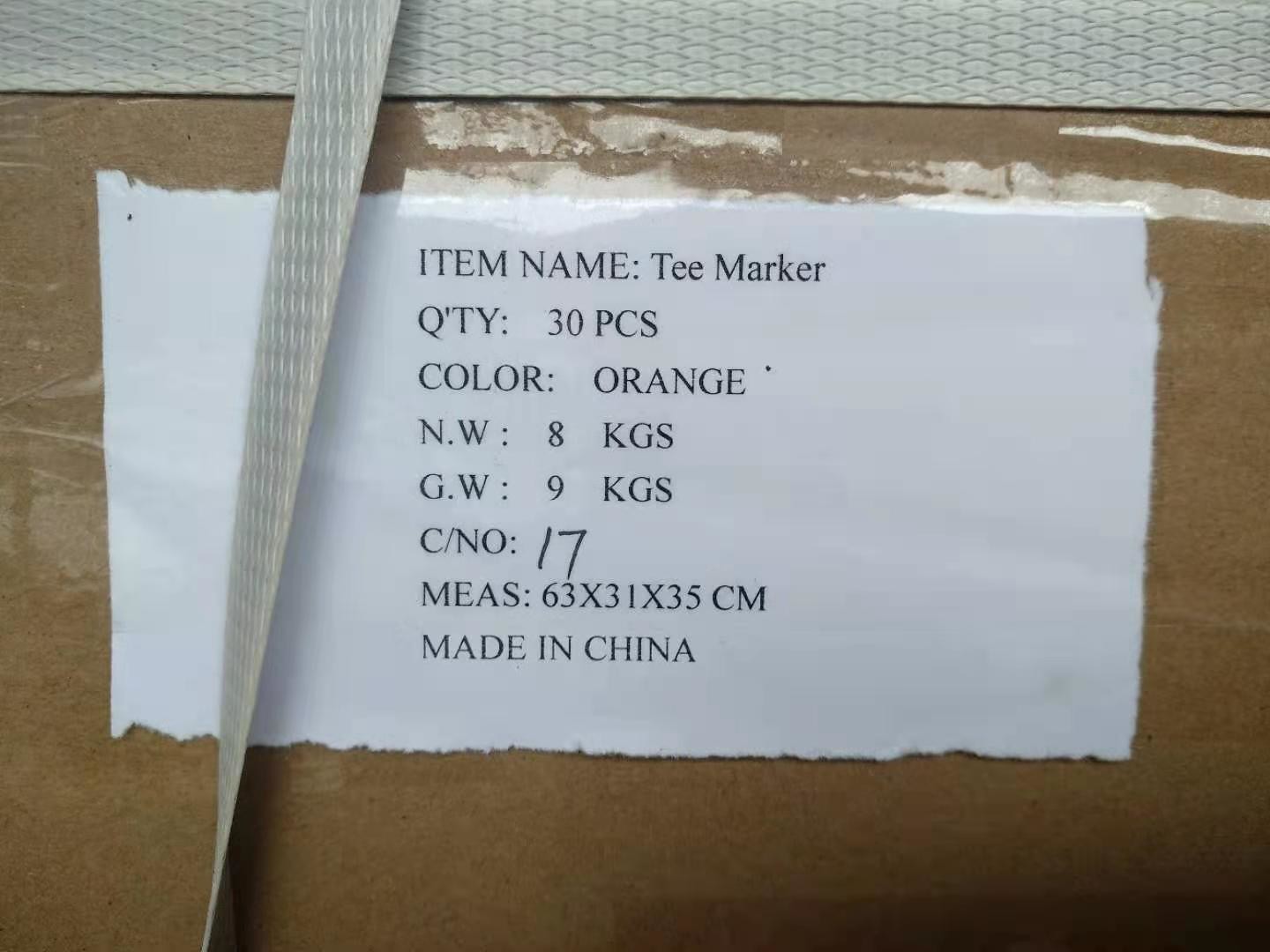 Tee Marker , Tee Mark