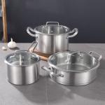 New Arrival Stainless Steel Kitchen Cookware Sets Pots And Pans Saucepan Pot Set