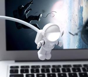 Quality Heavy Duty Flexible Gooseneck Arm Spaceman Astronaut LED Night Light Adjust wholesale