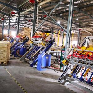 Quality Solid Wooden Pallets Assembly Machine With Pallet Stacker wholesale