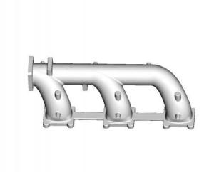 Quality Exhaust Pipe Mould Aluminium Die Casting Mould High Precision Process wholesale