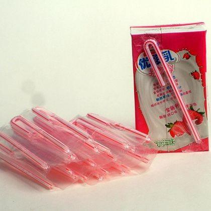 Food grade plastic U shape/flexible straw for milk box/ juice box 170mm drink