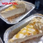 Disposable Food Grade Aluminium Foil Food Containers Baking Tray With Lid