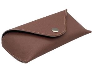 Quality ODM Pink Hard Leather Eyeglass Case 178x74x35mm wholesale