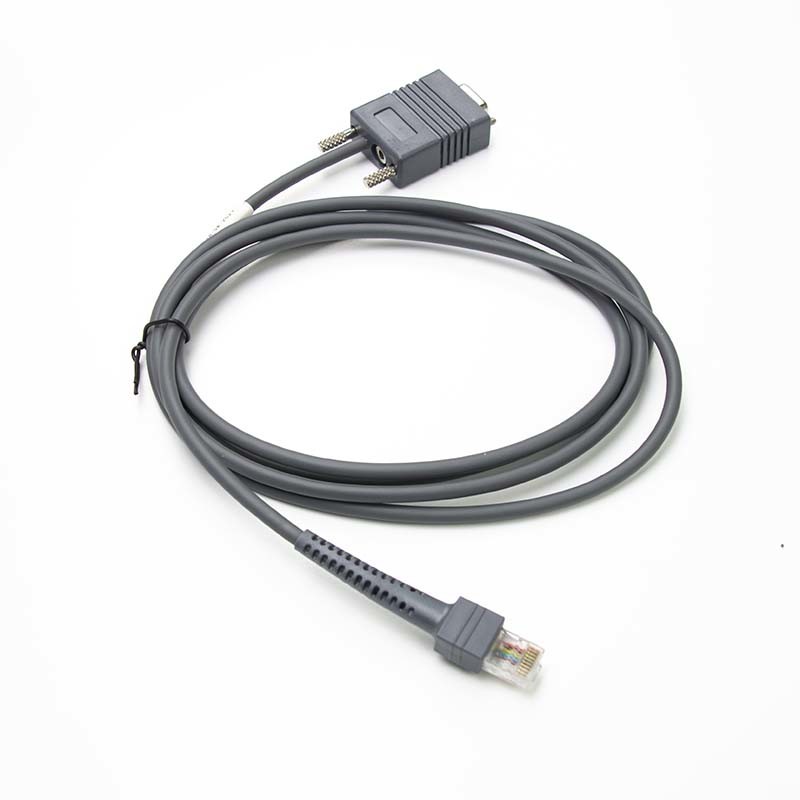 3M LS2208 RS232 Serial Cable CBA-R01-S10PAR For Symbol Barcode Scanners