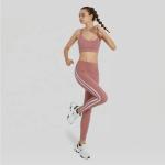 87% Nylon 13% Spandex Women Sportswear Sets Quick Drying Yoga Outfit