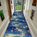 Polyester Fiber Custom Commercial Rugs Entrance Corridor Stairway Hotel Mat