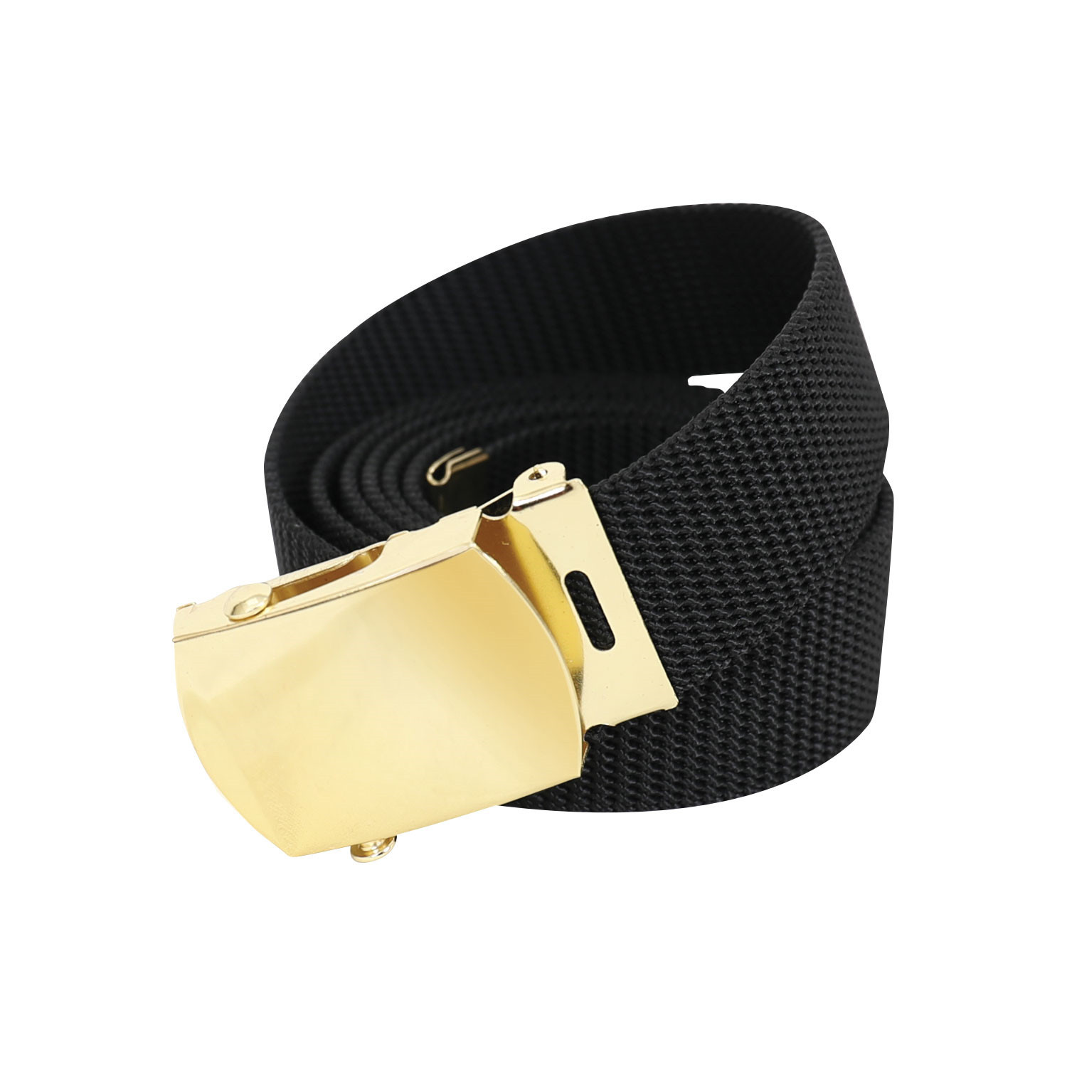 Tactical Combat Webbing Belt Black Khaki Metal Buckle Mens Military Belt