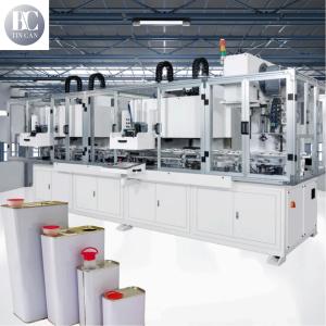 Quality High Speed 40cpm 1liter Rectangular Tin Making Machine Food Oil Tin Package Production Line wholesale