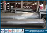 Electrical Power Transformer Steel Transmission Poles , Steel Tubular Pole