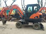 2016 Year DX60W Doosan Mini Digger , Used Doosan Wheel Excavator For Sale