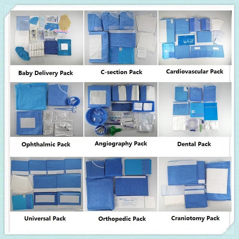 SMS Neurology Fenestrated Surgical Drape Pack For Patients