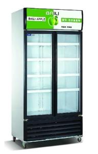 Quality Vertical Showcase 818L Commercial Refrigerator Freezer LC-608M2AF For Supermarket wholesale