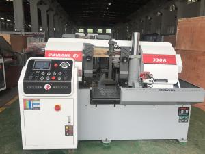 Quality Metalworking Tube Cutting 330mm Capacity Horizontal Bandsaw Machine wholesale