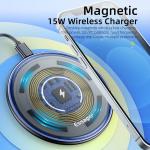 Lamp Desktop Magnetic Wireless Charger 15W For Ip 12 HUAWEI XIAOMI