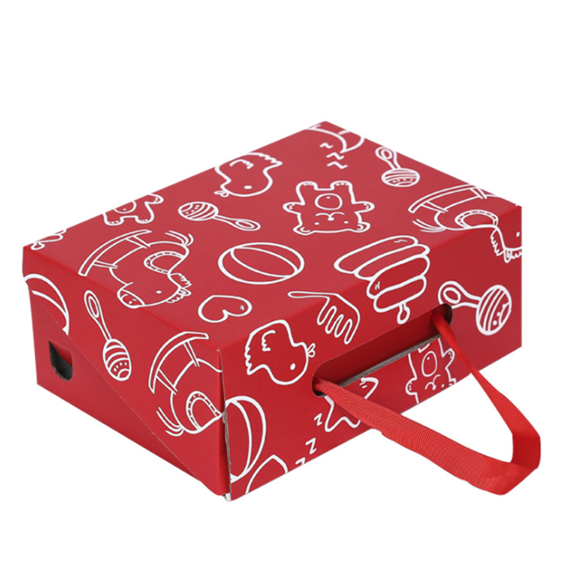 Shoes Corrugated Shipping White Mailer Boxes Bulk Packaging Matte Lamination Custom Designed