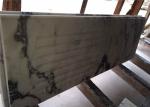 Modern Prefab Kitchen Countertops Arabescato White Marble OEM Service